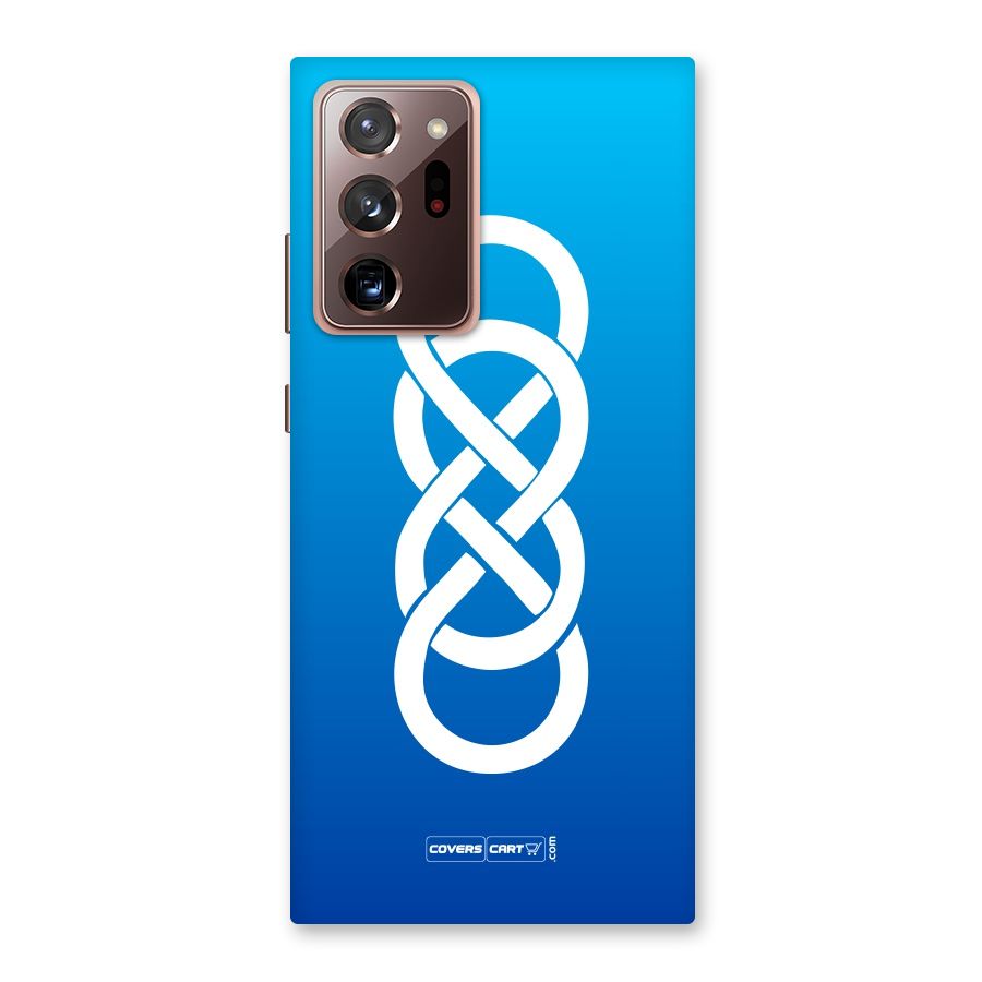 Double Infinity Blue Back Case for Galaxy Note 20 Ultra
