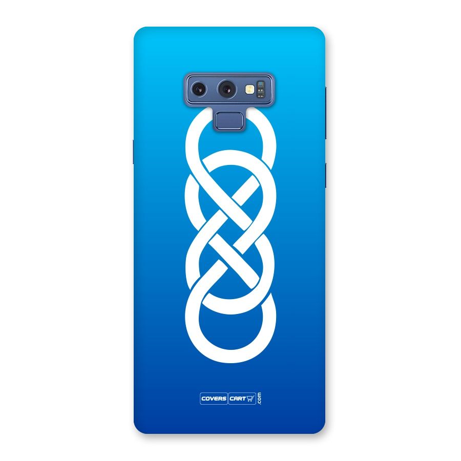 Double Infinity Blue Back Case for Galaxy Note 9