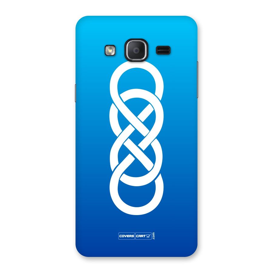 Double Infinity Blue Back Case for Galaxy On7 2015