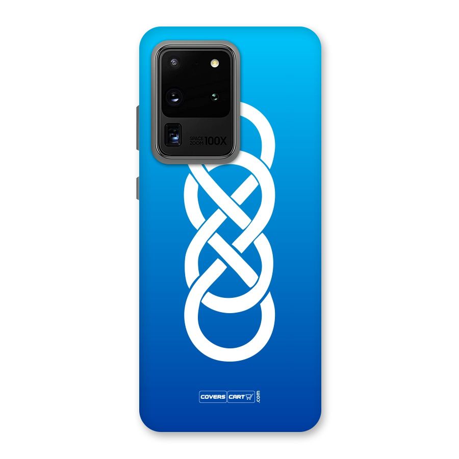 Double Infinity Blue Back Case for Galaxy S20 Ultra