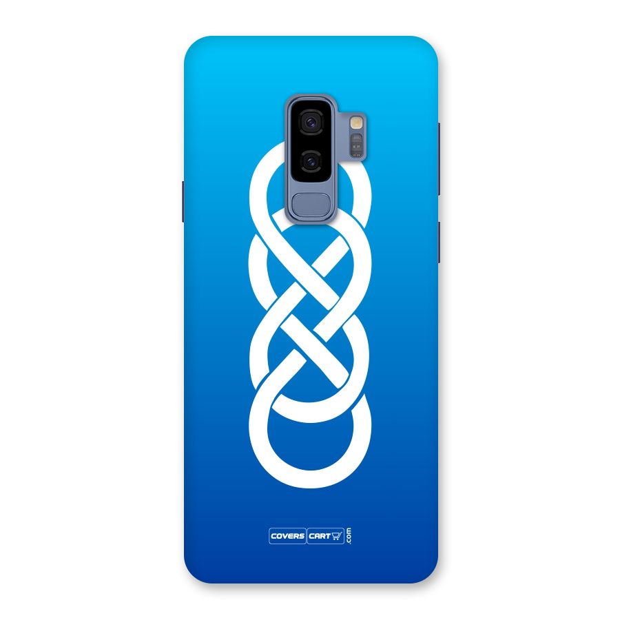 Double Infinity Blue Back Case for Galaxy S9 Plus