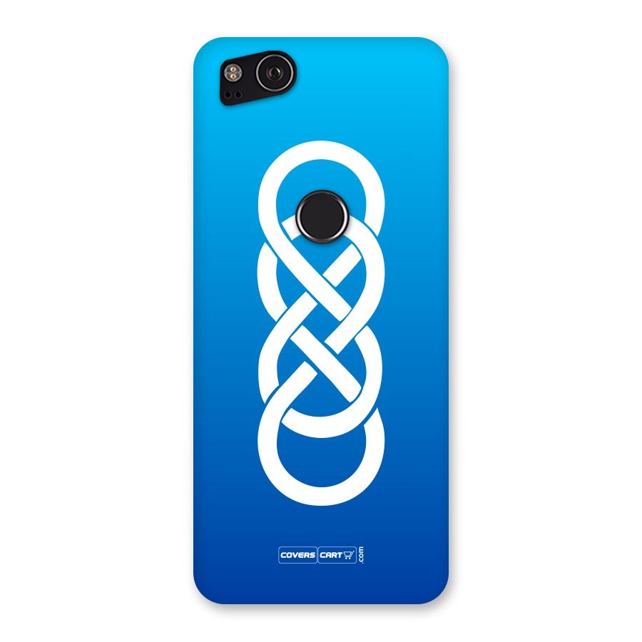 Double Infinity Blue Back Case for Google Pixel 2