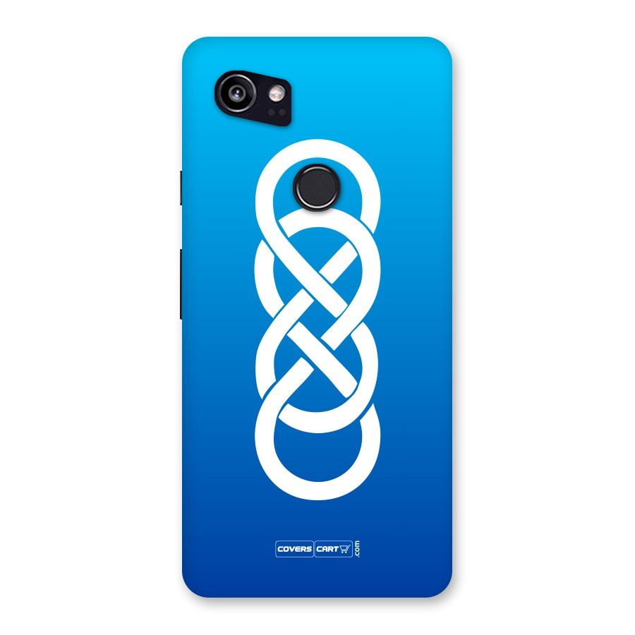 Double Infinity Blue Back Case for Google Pixel 2 XL