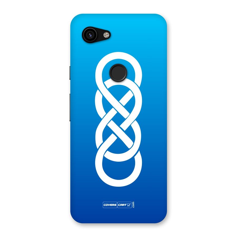 Double Infinity Blue Back Case for Google Pixel 3a