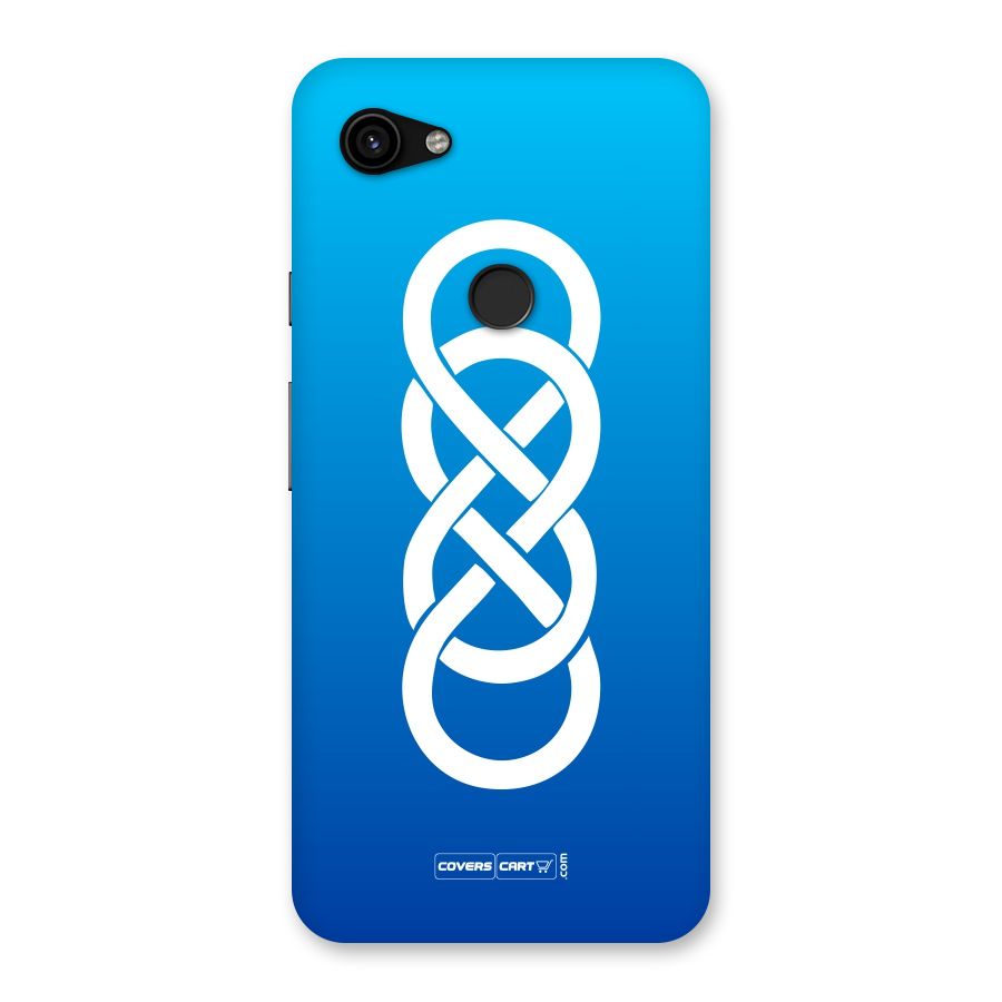 Double Infinity Blue Back Case for Google Pixel 3a XL