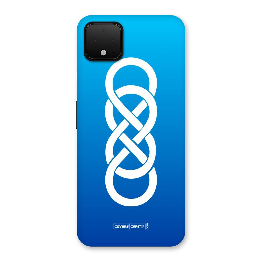 Double Infinity Blue Back Case for Google Pixel 4 XL
