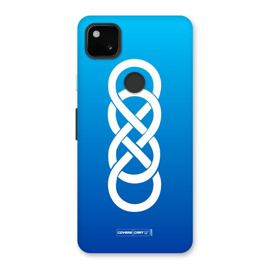 Double Infinity Blue Back Case for Google Pixel 4a