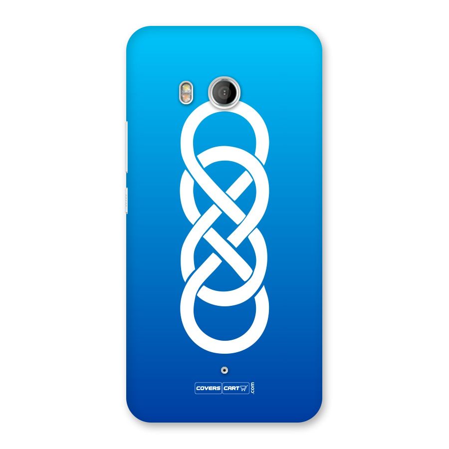 Double Infinity Blue Back Case for HTC U11