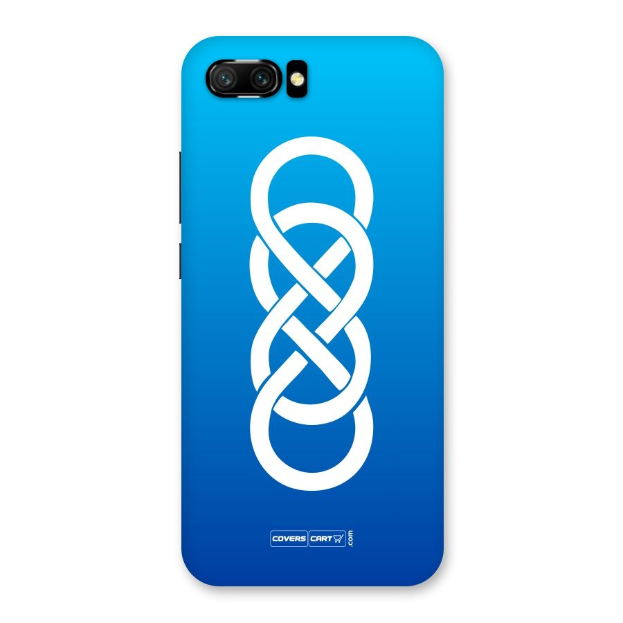 Double Infinity Blue Back Case for Honor 10