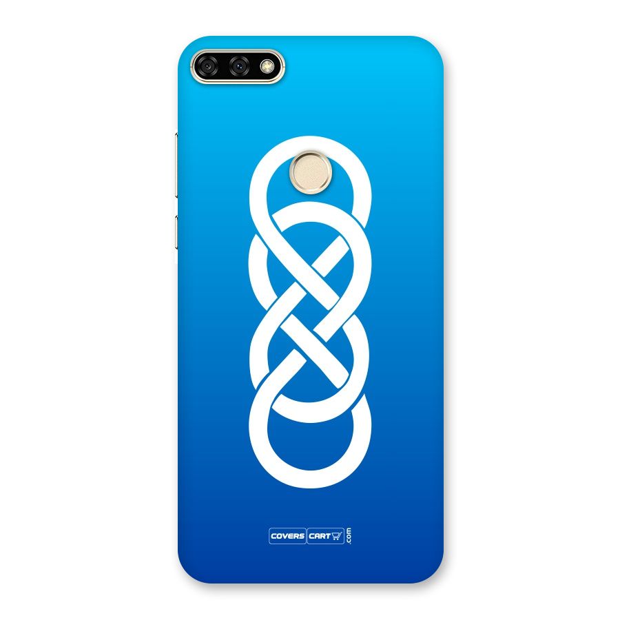 Double Infinity Blue Back Case for Honor 7A