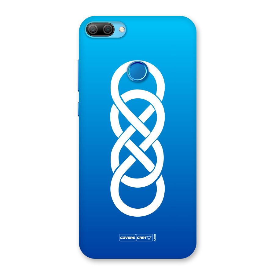 Double Infinity Blue Back Case for Honor 9N
