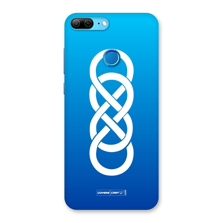 Double Infinity Blue Back Case for Honor 9 Lite