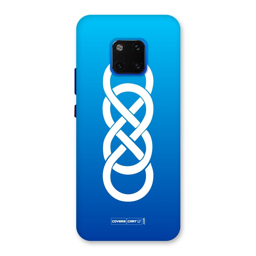 Double Infinity Blue Back Case for Huawei Mate 20 Pro