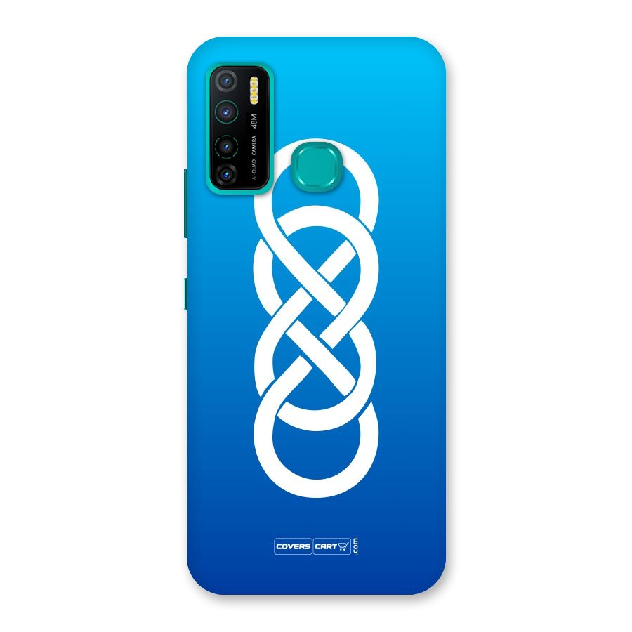 Double Infinity Blue Back Case for Infinix Hot 9 Pro