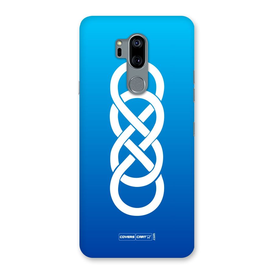 Double Infinity Blue Back Case for LG G7