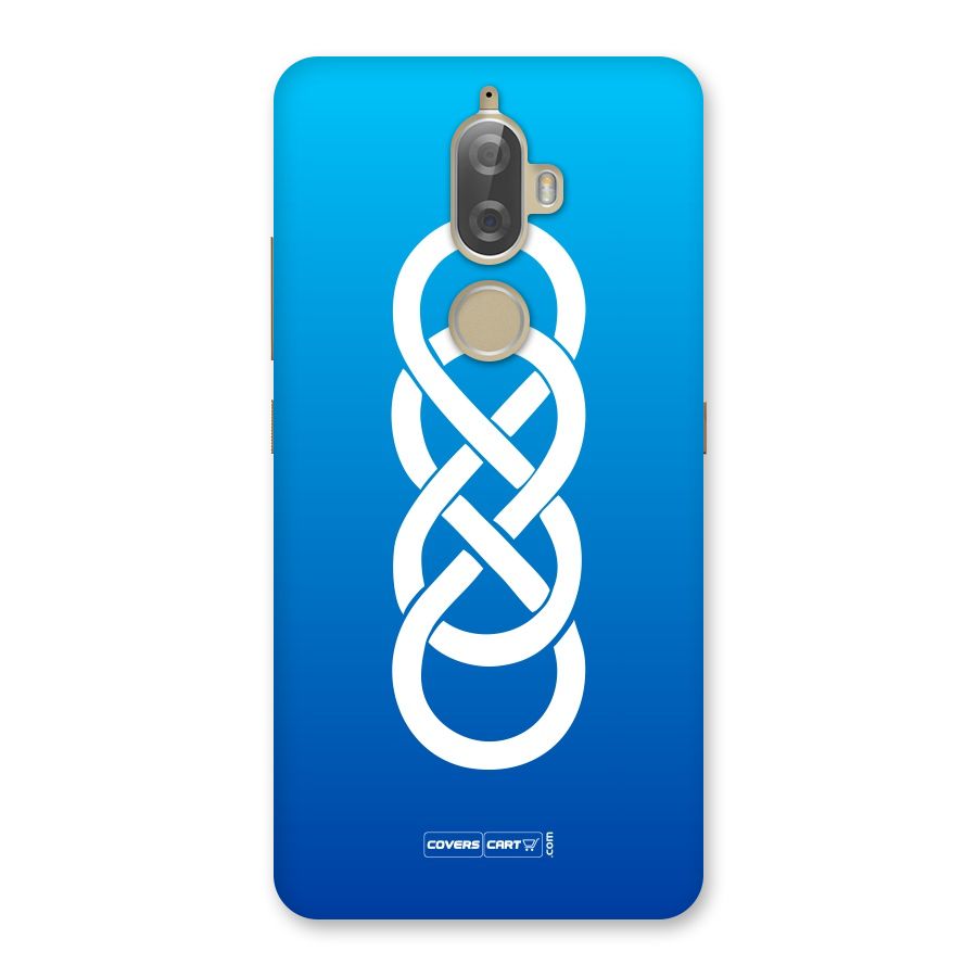 Double Infinity Blue Back Case for Lenovo K8 Plus