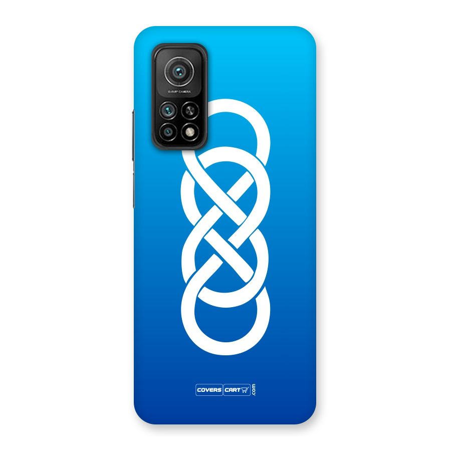 Double Infinity Blue Back Case for Mi 10T 5G