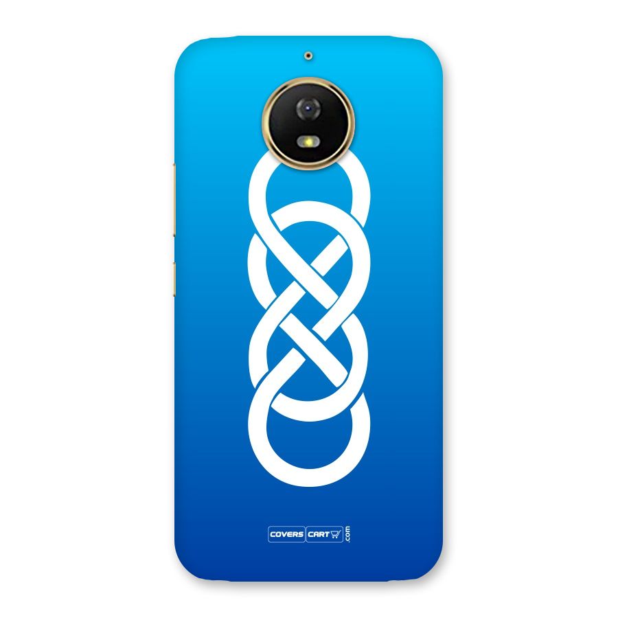 Double Infinity Blue Back Case for Moto G5s