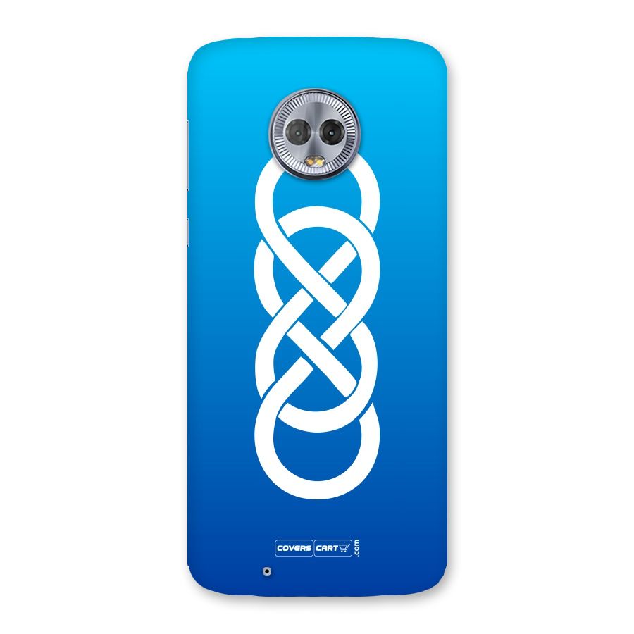 Double Infinity Blue Back Case for Moto G6