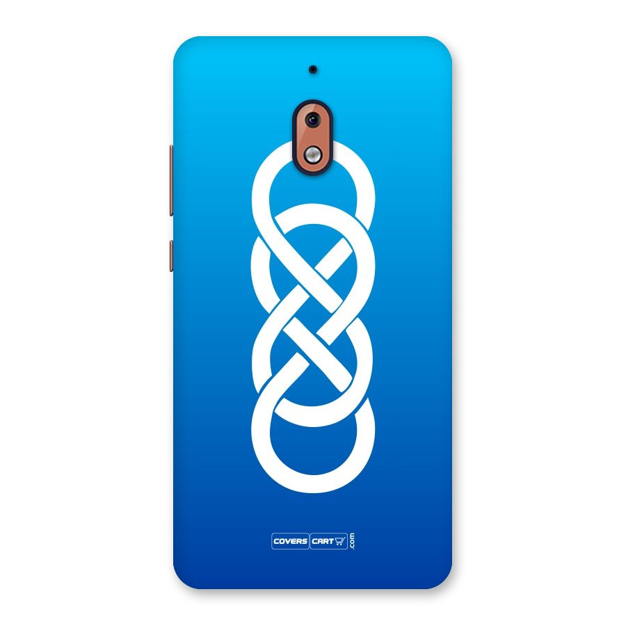 Double Infinity Blue Back Case for Nokia 2.1
