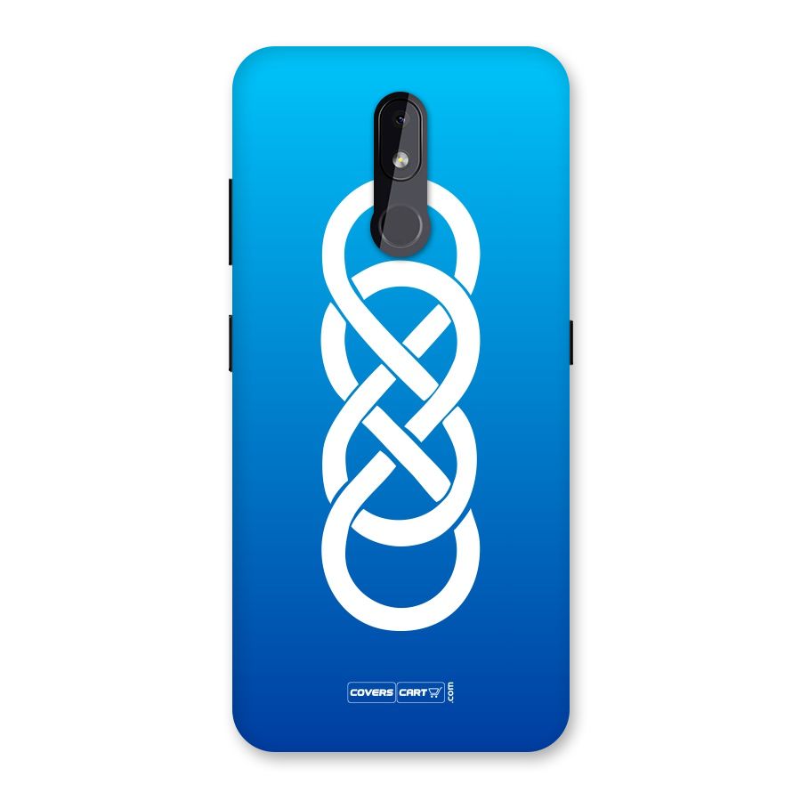 Double Infinity Blue Back Case for Nokia 3.2