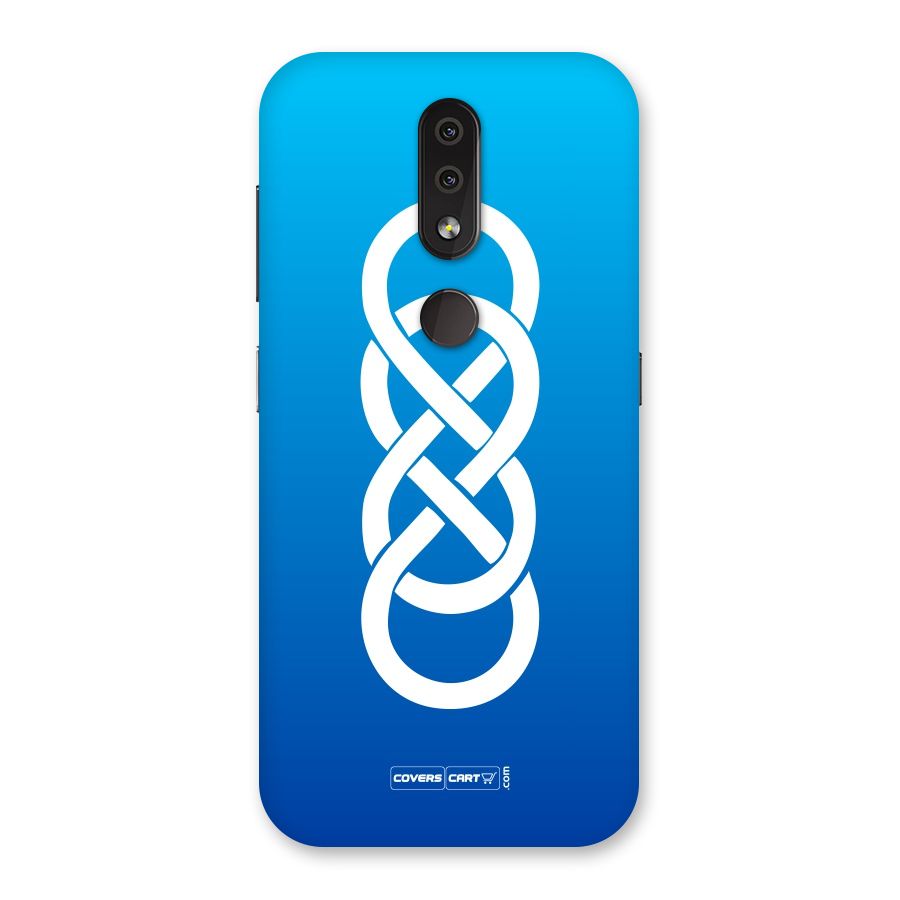 Double Infinity Blue Back Case for Nokia 4.2