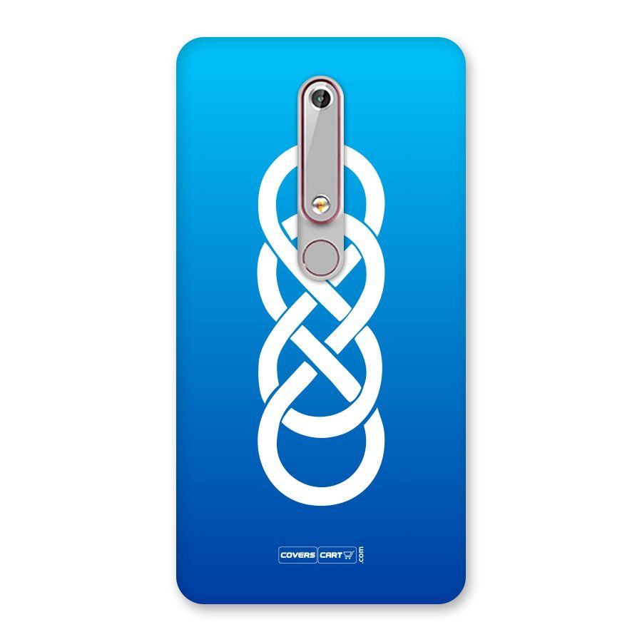 Double Infinity Blue Back Case for Nokia 6.1