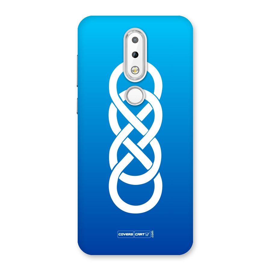 Double Infinity Blue Back Case for Nokia 6.1 Plus