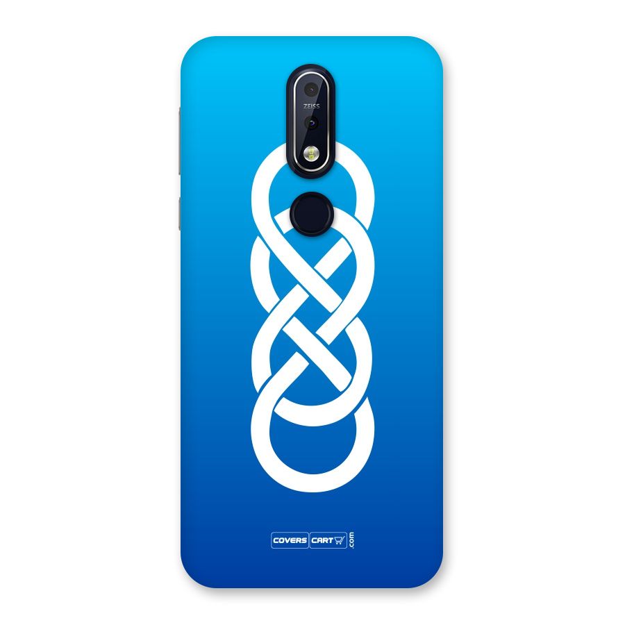 Double Infinity Blue Back Case for Nokia 7.1
