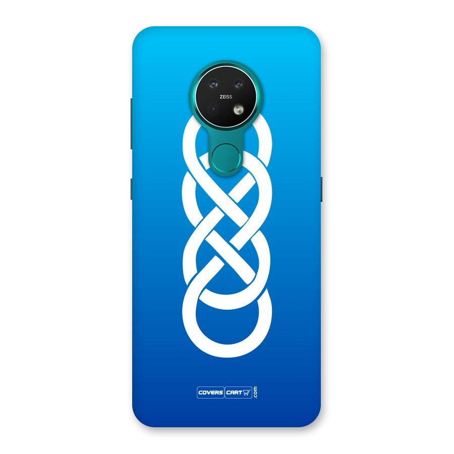 Double Infinity Blue Back Case for Nokia 7.2