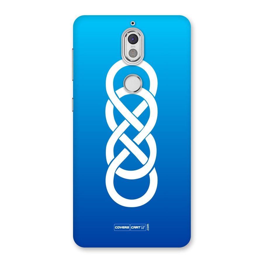Double Infinity Blue Back Case for Nokia 7