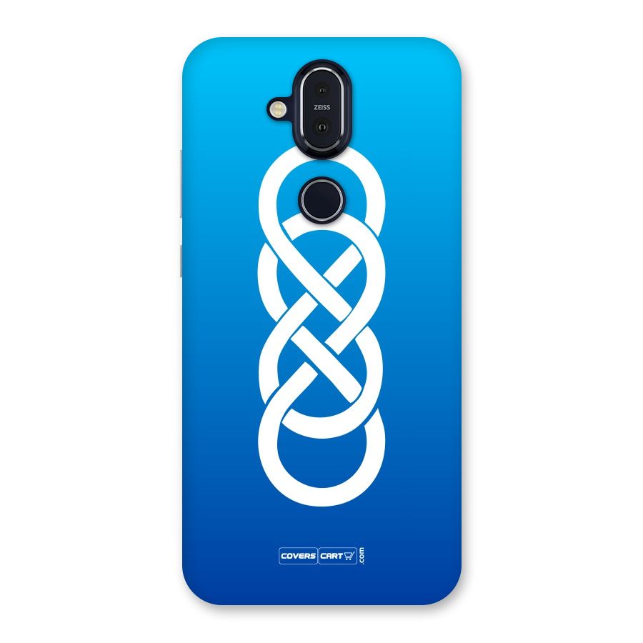 Double Infinity Blue Back Case for Nokia 8.1