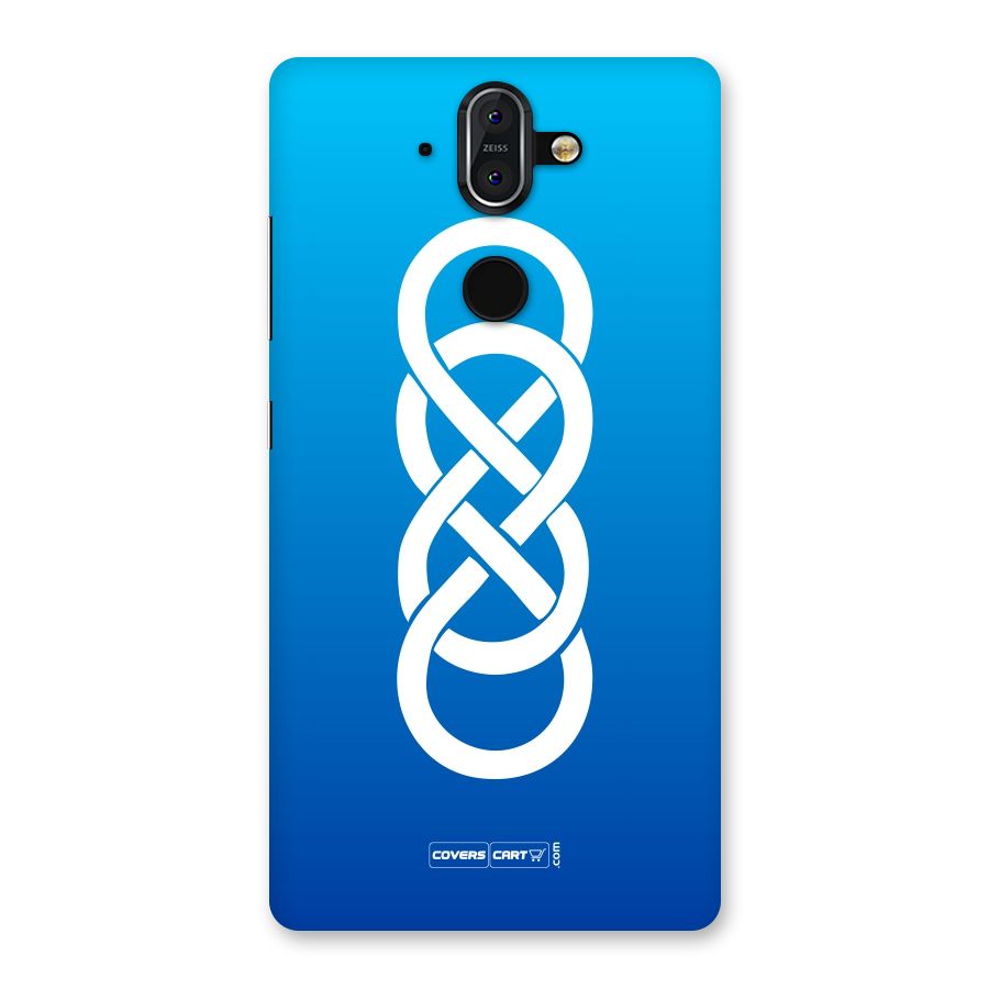 Double Infinity Blue Back Case for Nokia 8 Sirocco