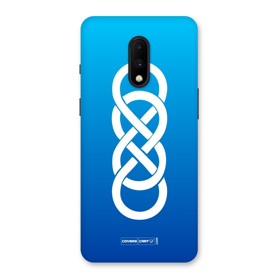 Double Infinity Blue Back Case for OnePlus 7