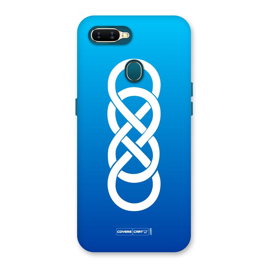 Double Infinity Blue Back Case for Oppo A11k