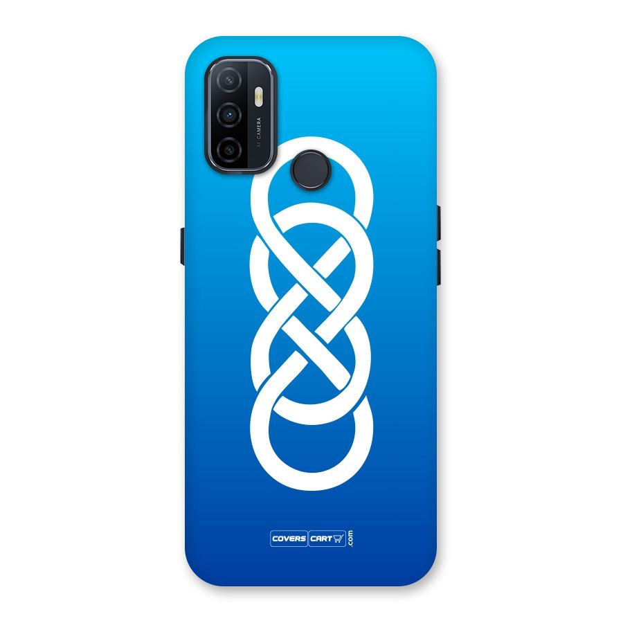 Double Infinity Blue Back Case for Oppo A32
