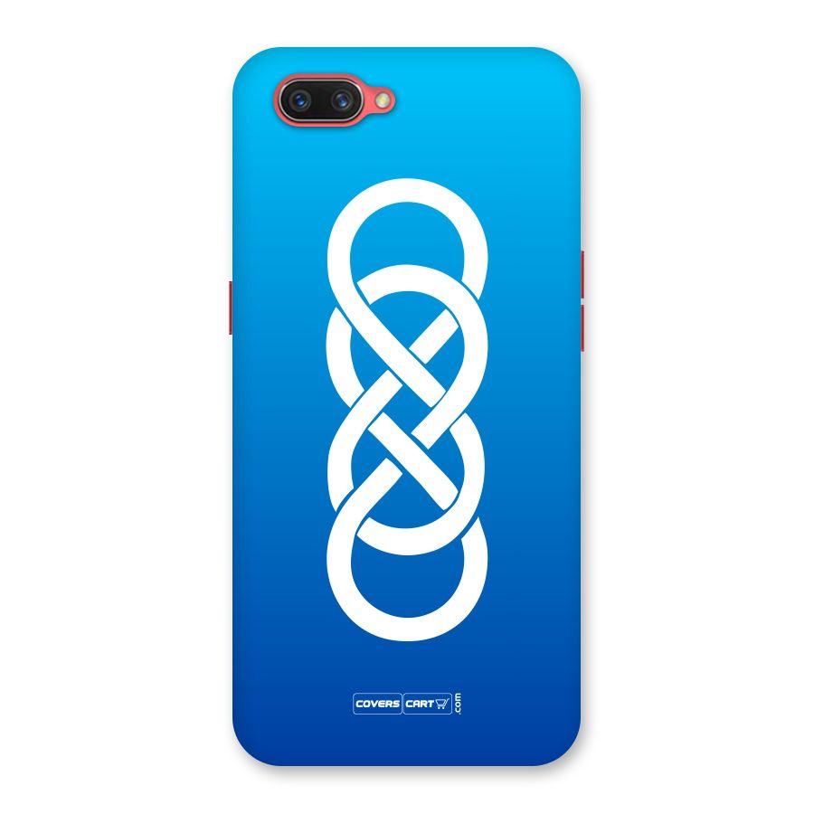Double Infinity Blue Back Case for Oppo A3s