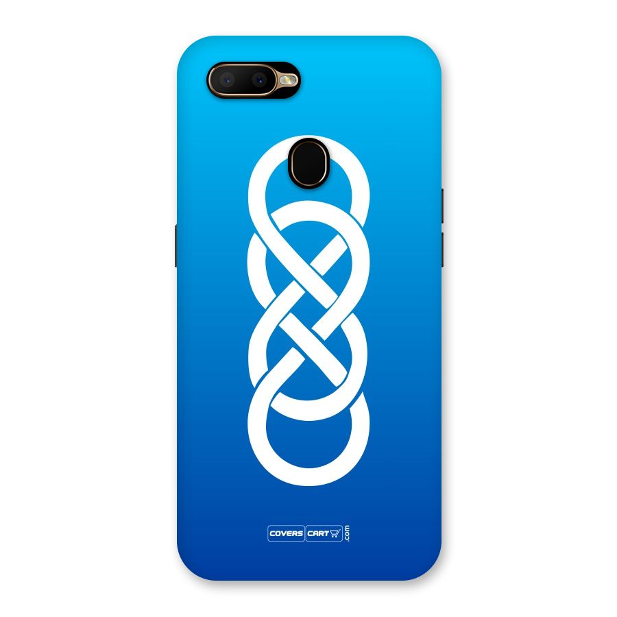Double Infinity Blue Back Case for Oppo A5s