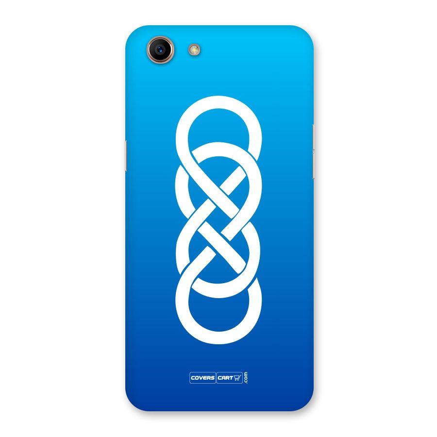 Double Infinity Blue Back Case for Oppo A83 (2018)
