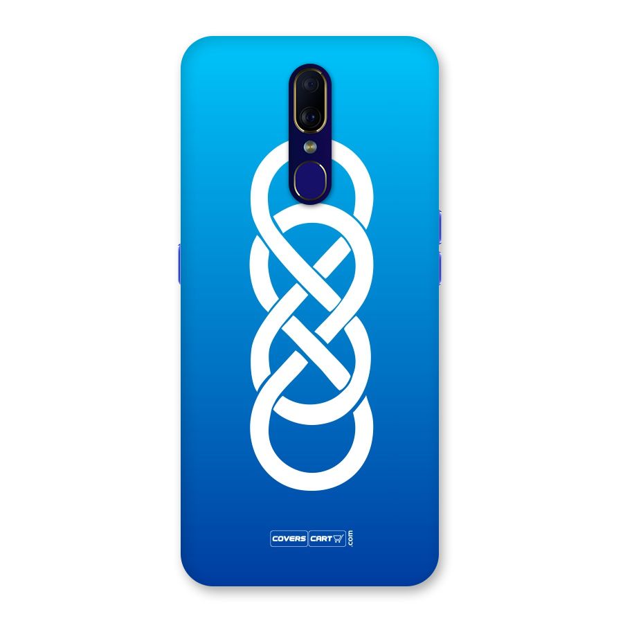 Double Infinity Blue Back Case for Oppo A9
