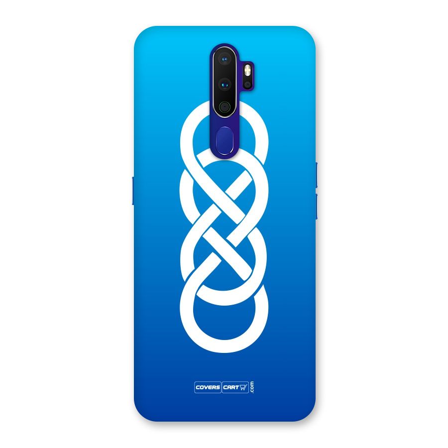 Double Infinity Blue Back Case for Oppo A9 (2020)
