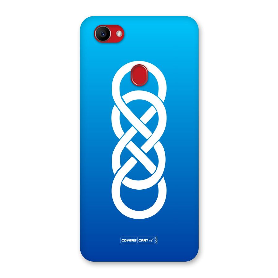 Double Infinity Blue Back Case for Oppo F7