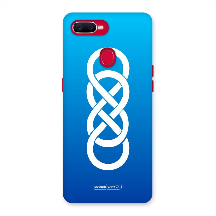 Double Infinity Blue Back Case for Oppo F9 Pro