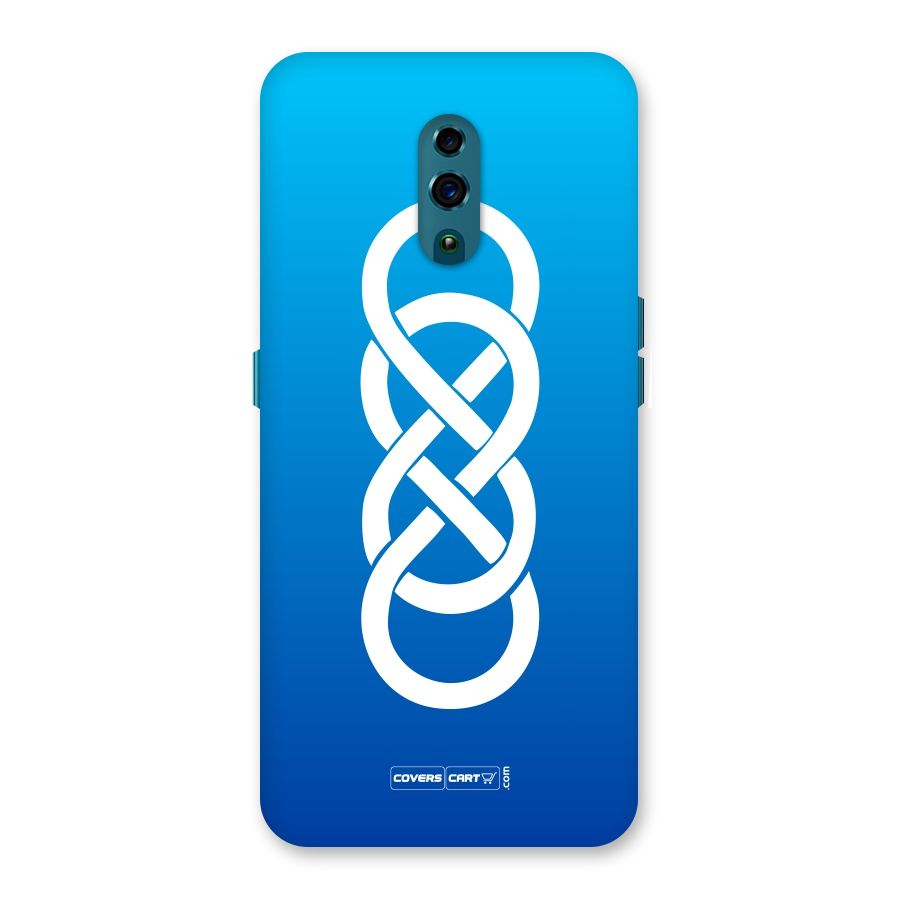 Double Infinity Blue Back Case for Oppo Reno