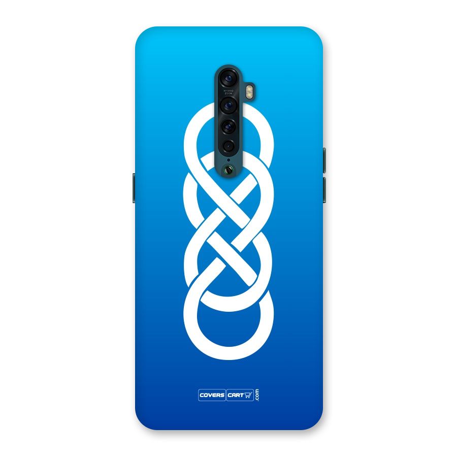 Double Infinity Blue Back Case for Oppo Reno2