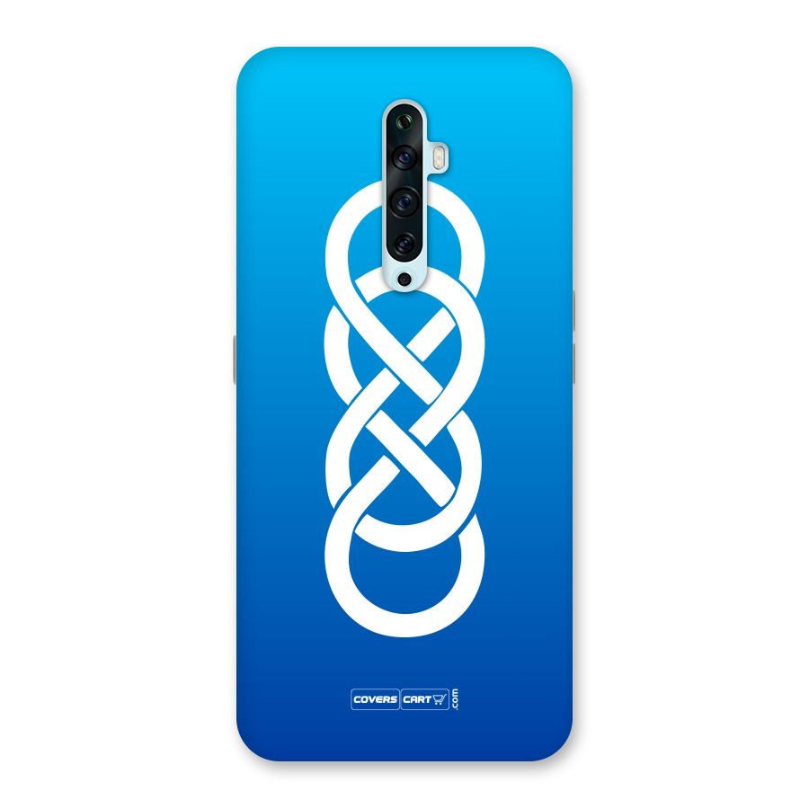 Double Infinity Blue Back Case for Oppo Reno2 F