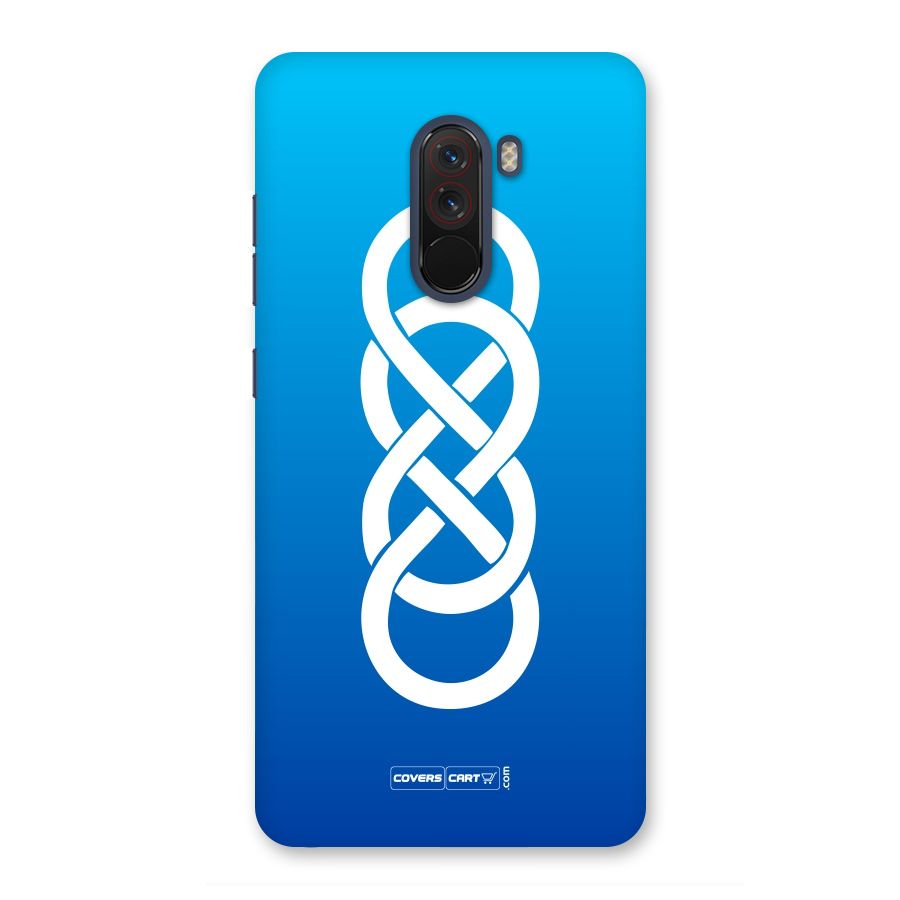 Double Infinity Blue Back Case for Poco F1
