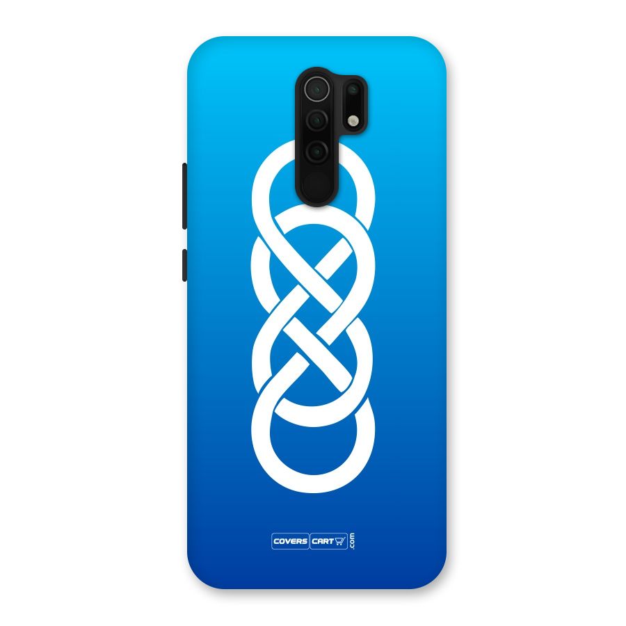 Double Infinity Blue Back Case for Poco M2