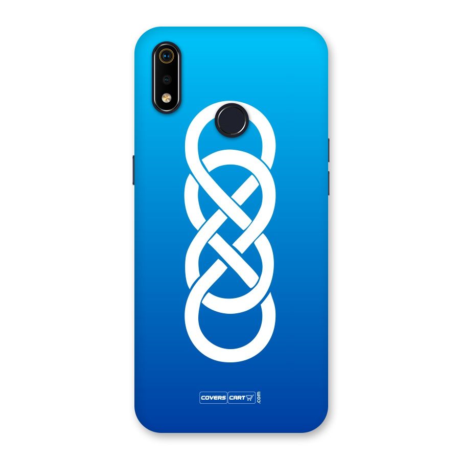 Double Infinity Blue Back Case for Realme 3i