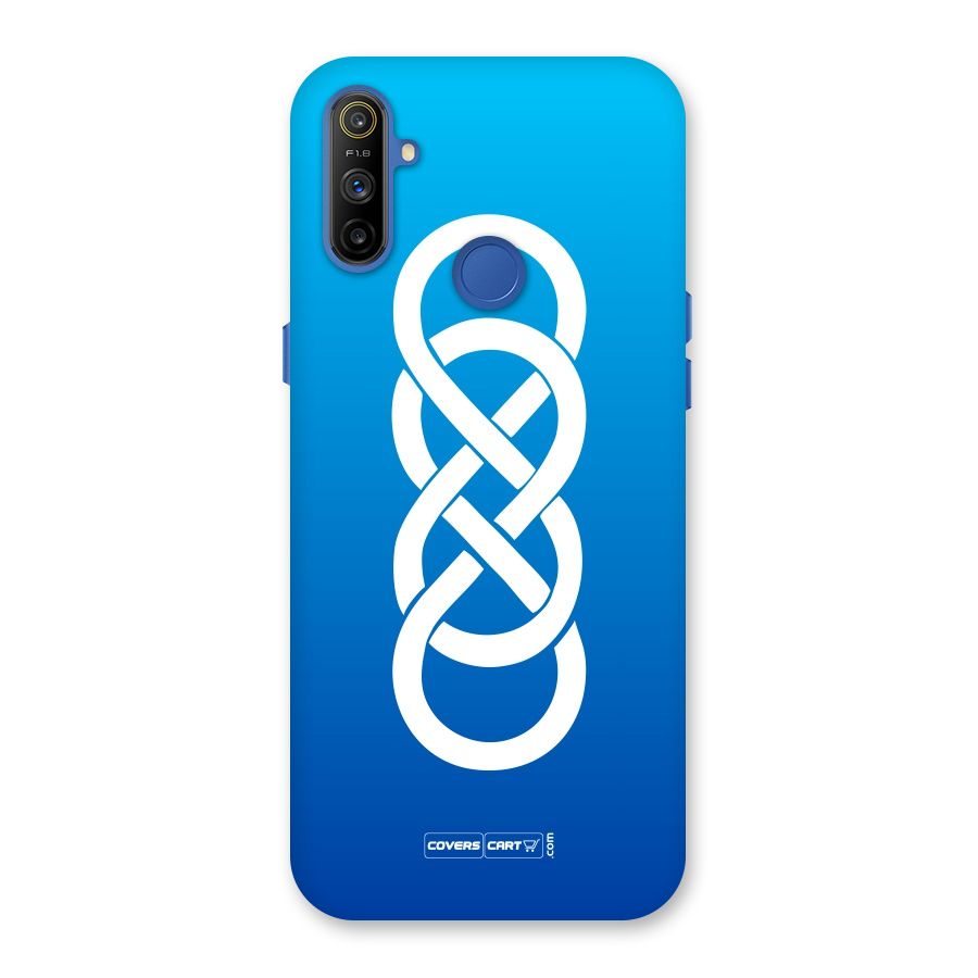 Double Infinity Blue Back Case for Realme Narzo 10A
